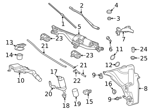 Wipers for 2017 Audi A5 Quattro #1