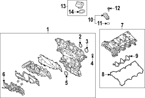 Valve & Timing Covers for 2023 Genesis G80 #0