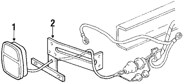 477331 - Electrical: Tail Lamp Assembly for GM Image