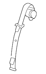 19121597 - Electrical: Center Seat Belt for Cadillac: Escalade, Escalade ESV | Chevrolet: Suburban 1500, Suburban 2500, Tahoe | GMC: Yukon, Yukon XL 1500, Yukon XL 2500 Image