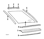 MB422796 - Body: Glass for Mitsubishi: Starion Image