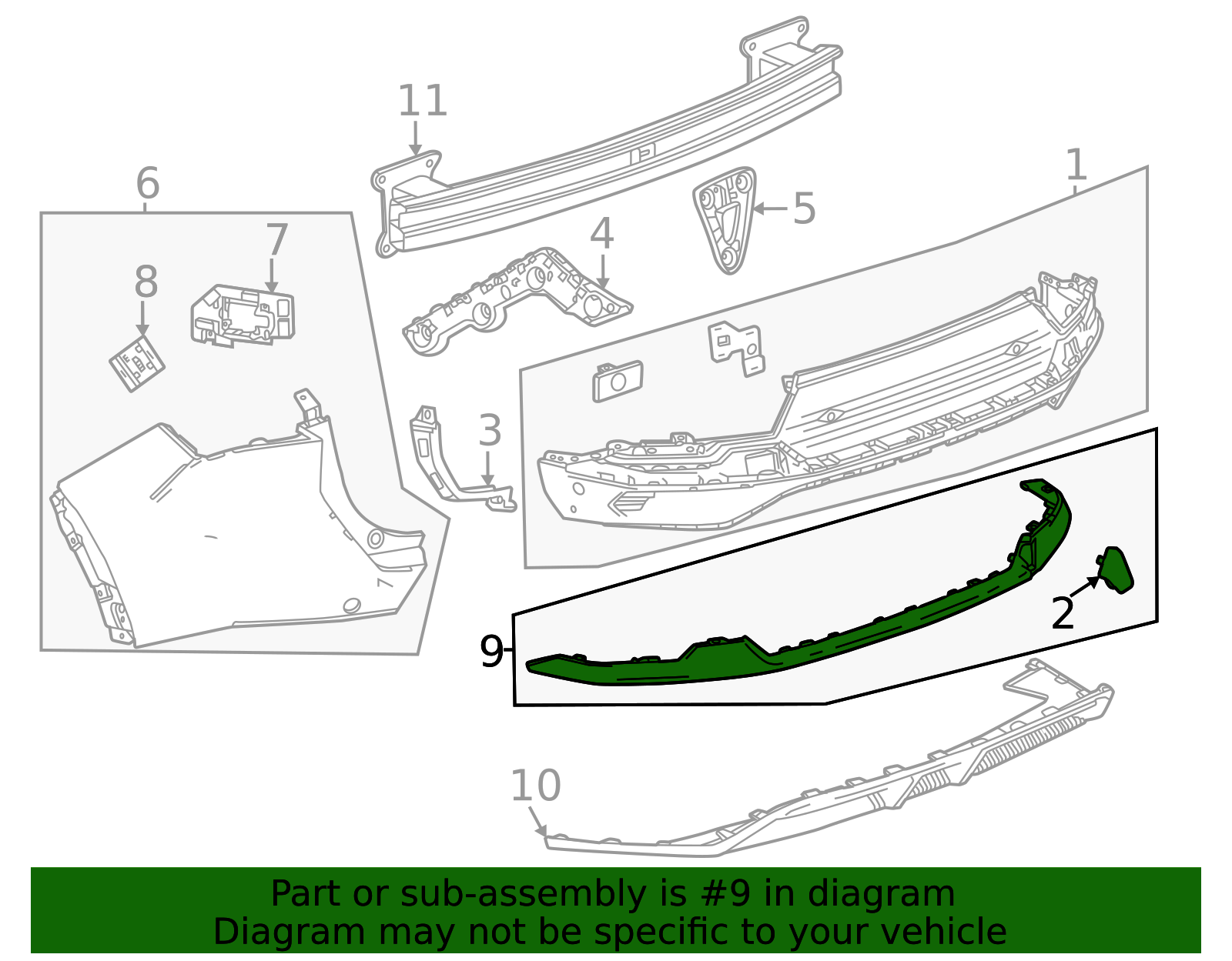2024-2026 Chevrolet Equinox EV Molding 85767937 GM | GMPartsDirect.com