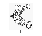 84024039 - : Intake Duct for Cadillac: CT6 Image