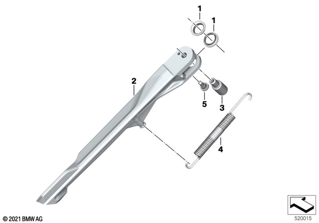 46531599225 - : Side Stand for BMW-Motorrad Image