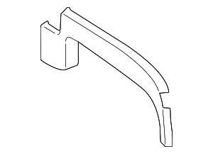 EK4Z61424B36AB - Body: Door Window Molding for Ford Image