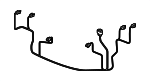 561971095H - Body: Wire Harness for Volkswagen Image