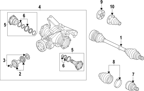 Axle Shafts & Joints for 2017 Audi A4 allroad #0