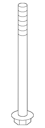 90119A0458 - Suspension: Suspension Cross-member Mount Bolt for Toyota: Corolla, GR Corolla, Prius, Prius AWD-e, Prius Prime Image