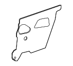 2977372100 - Body: Water Shield for Mercedes-Benz Image