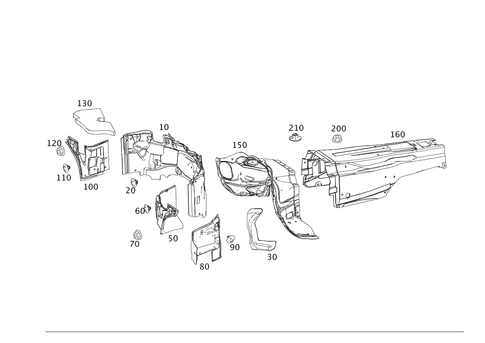 Damping in Engine Compartment for 2015 Mercedes-Benz GLK250 #0