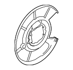 34216778253 - : Backing Plate for BMW: 528i, 528i xDrive, 535d, 535d xDrive, 535i, 535i GT, 535i xDrive, 550i, 550i GT, 550i GT xDrive, 550i xDrive, 640i, 640i Gran Coupe, 640i xDrive, 640i xDrive Gran Coupe, 650i, 650i Gran Coupe, 650i xDrive, 650i xDrive Gran Coupe, ActiveHybrid 5, M6, M6 Gran Coupe Image