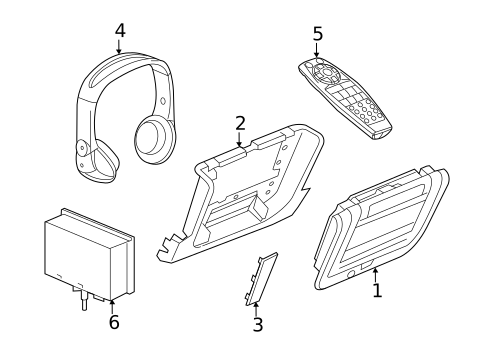 Entertainment System Components for 2010 Saab 9-5 #0
