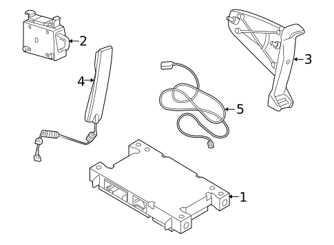 Communication System Components for 2013 Volvo XC60 #0