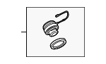 5WA201550BB - Fuel System: Fuel Cap for Volkswagen Image
