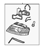 4B3941003L - Electrical: Headlamp Assembly for Audi Image