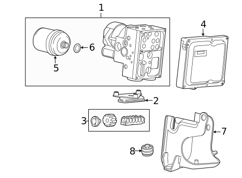 ABS Components for 2014 Chevrolet Volt #0