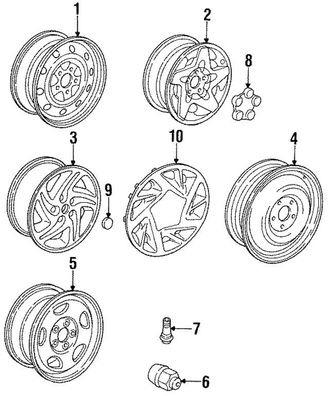 4582177 - Suspension: Wheel, Steel for Mopar Image