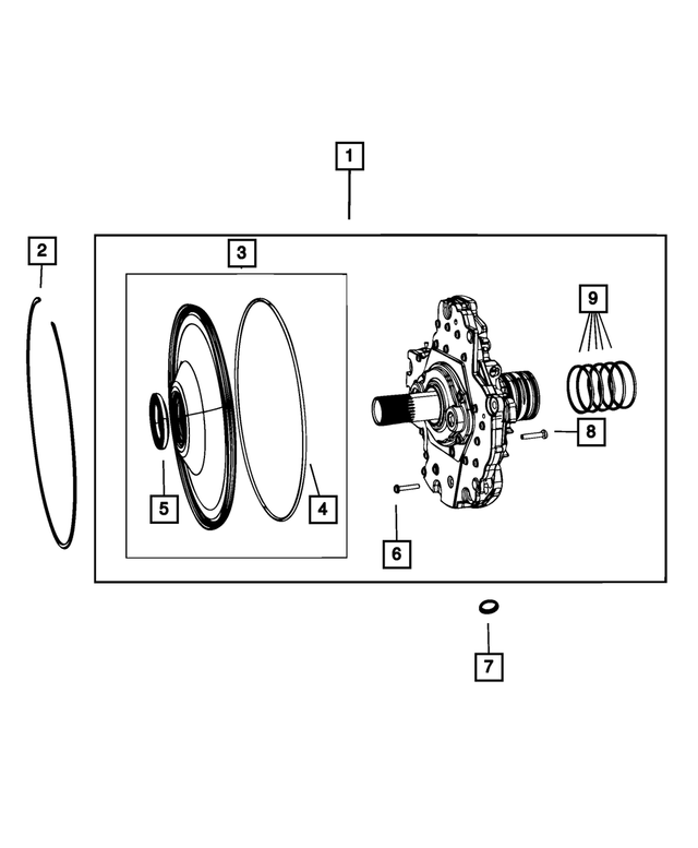 52109082AB - Transmission: Transmission Oil Pump for Mopar Image