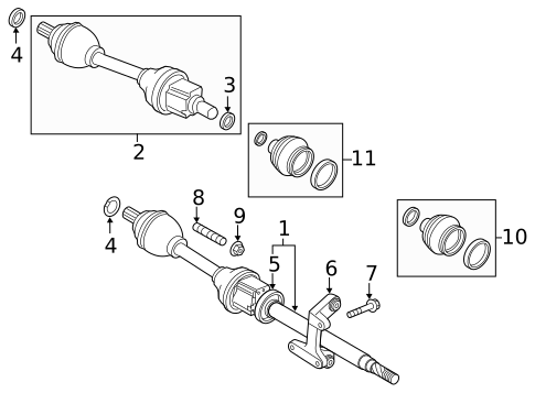 Drive Axles for 2025 Volvo EC40 #6