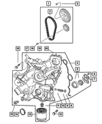 5037059AA - Engine 8.3L Ten Cylinder [EWC]: Timing Chain for Mopar Image