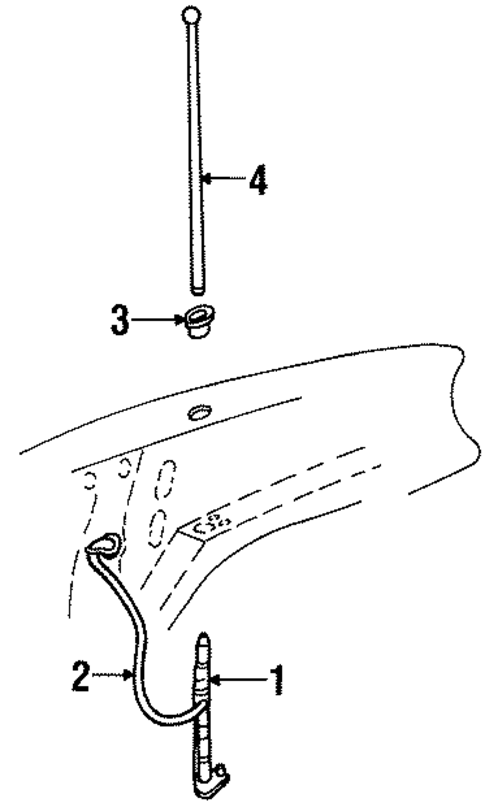 Antenna & Radio for 1998 Dodge Neon #0