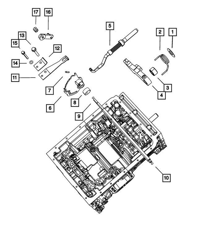 68019909AA - Aisin 6 Speed Transmission: Spacer for Mopar Image
