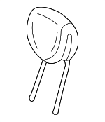 22097020509B50 - Body: Headrest for Mercedes-Benz Image