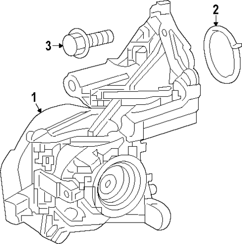 Water Pump for 2025 Lexus NX350h #0
