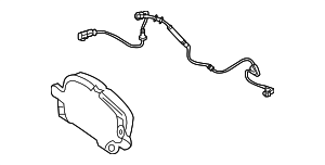 84803889 - Brakes: Front Disc Brake Pad Kit for Cadillac: CT4 Image
