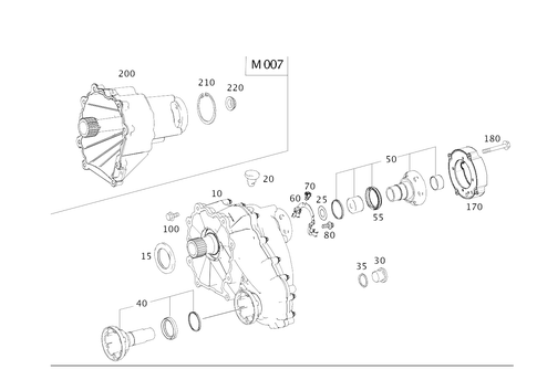 Transfer Case Assembly for 2007 Mercedes-Benz R350 #0