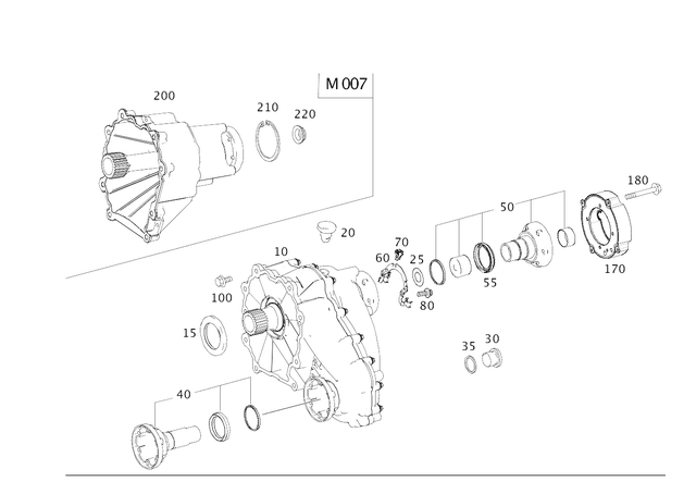 16997364664 - Transfer Case: Radial Shaft Sealing Ring for Mercedes-Benz Image image