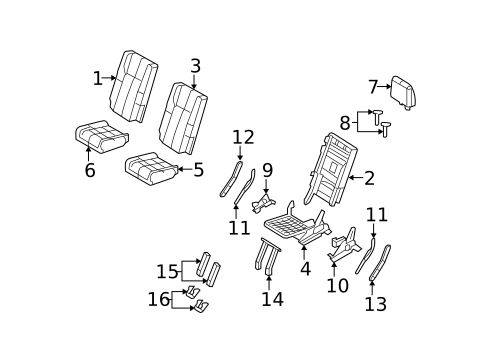 Third Row Seats for 2009 Ford Expedition #1