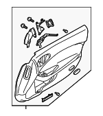 809011ET3A - Body: Door Trim Panel for Nissan: 370Z Image