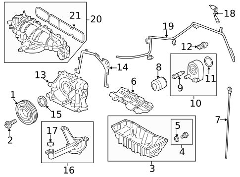 Intake for 2014 Ford Fusion #0