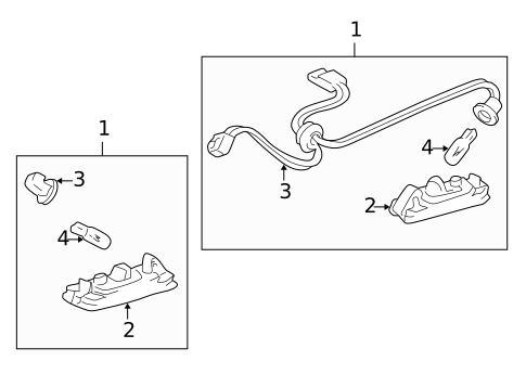 License Lamps for 2001 Toyota Corolla #0