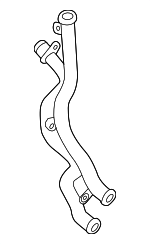 6E121044AE - Cooling System: Pipe Assembly for Audi Image