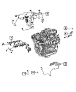 68396717AJ - Electrical: Engine Wiring for Mopar Image