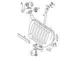 2014701501 - Fuel System: Fuel Tank for Mercedes-Benz: 190E Image