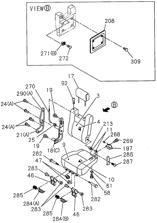 Rear Seat (R.) for 1997 Acura SLX #0