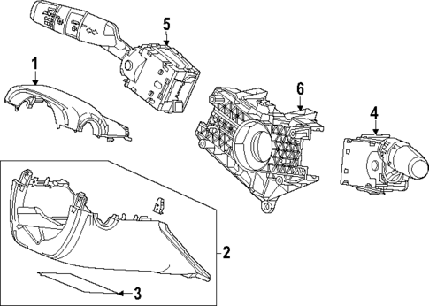 Shroud, Switches & Levers for 2025 Honda Civic #0