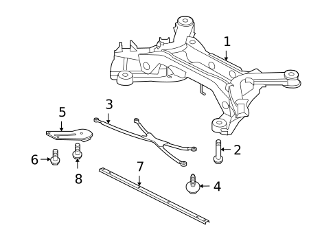 Crossmembers & Components for 2015 Jaguar XFR-S #0