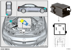 61369207913 - Vehicle Electrical System: Relay for BMW Image