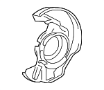 2003-2010 Toyota Backing Plate