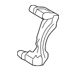 4772102141 - Brakes: Caliper Mount Bracket for Toyota: Corolla, Matrix Image