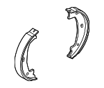 34416780041 - Brakes: Brake Shoes for BMW: X5, X6 Image