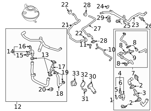 Hoses & Lines for 2009 Volkswagen Jetta #0