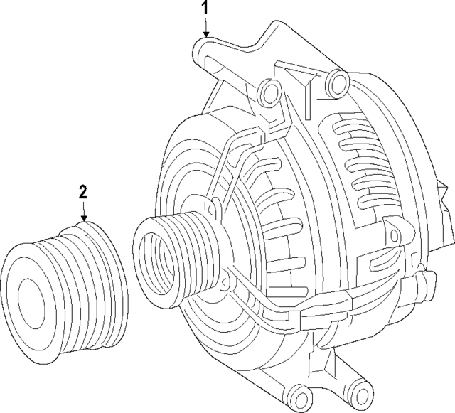 9062904 - : Alternator for Mercedes-Benz Image