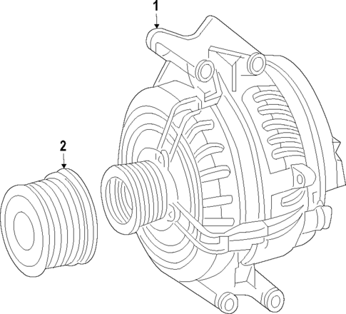 Alternator for 2023 Mercedes-Benz Sprinter 1500 #0