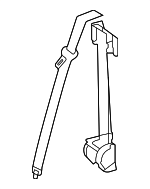 73350AK010C0 - Electrical: Center Seat Belt for Toyota: Tacoma Image