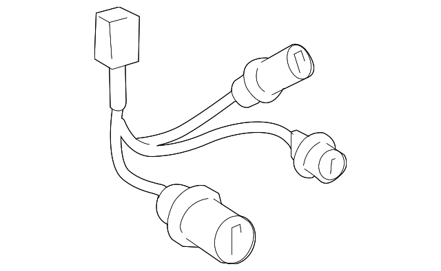 Genuine Toyota Tail Light Harness (Left, Right, Rear) part# 81555